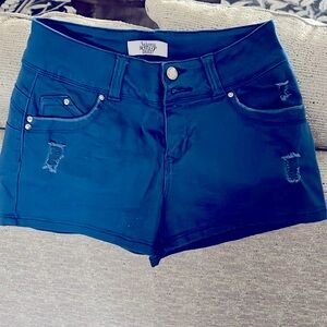Blue shorts